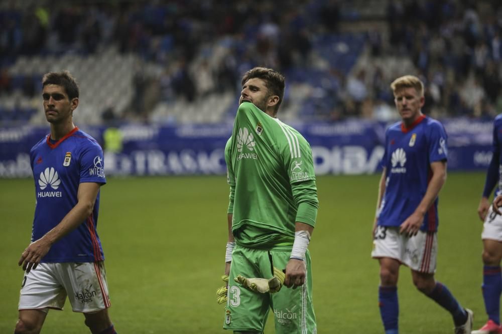 El partido entre el Real Oviedo y el Tenerife, en imágenes