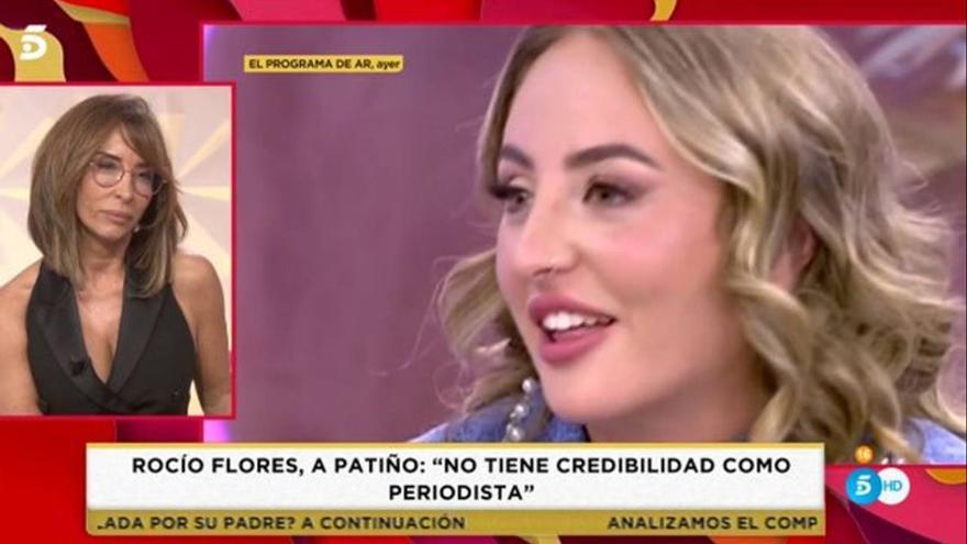 María Patiño responde a Rocío Flores: &quot;Lo ideal, para ti, es que jamás hubiéramos descubierto la verdad&quot;