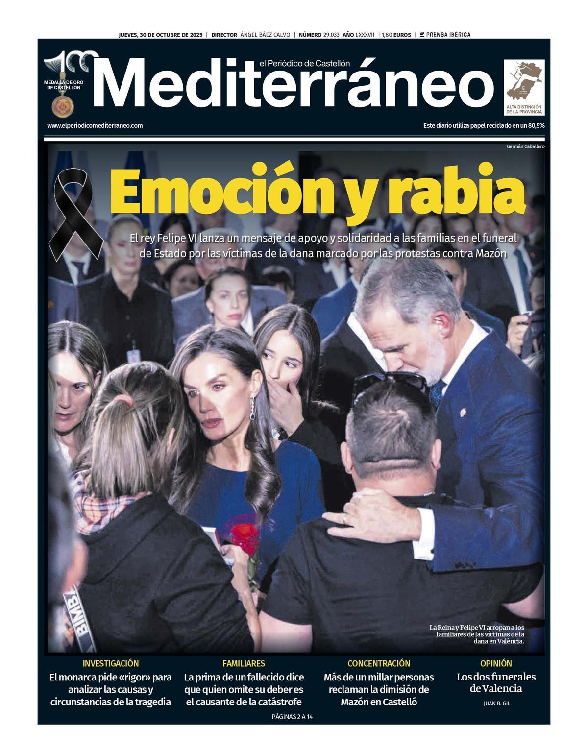 Portada 30 de octubre del 2025