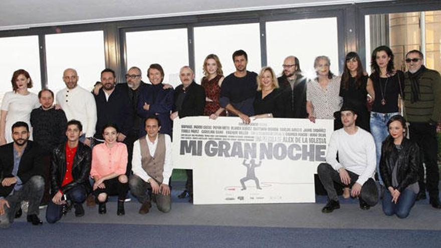 El reparto de &#039;Mi gran noche&#039;.