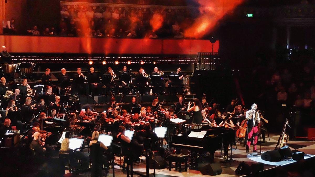 Rufus Wainwright, en el Royal Albert Hall de Londres, con la BBC Concert Orchestra, el 5 de septiembre de 2023