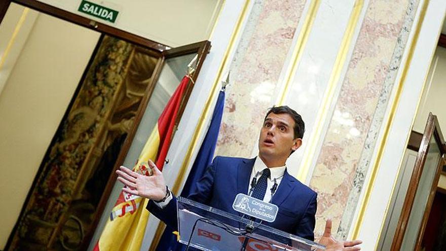 El cambio de discurso de Rivera sobre Rajoy