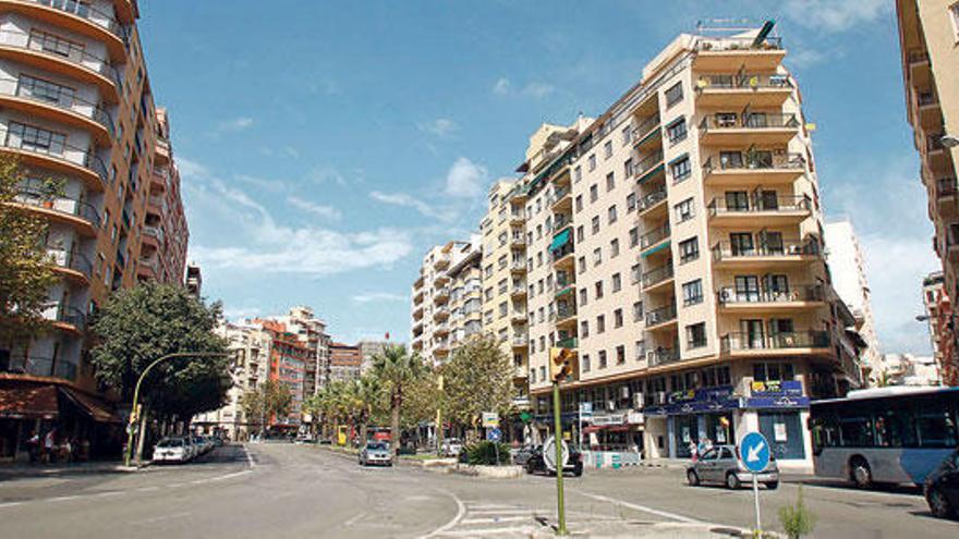 An den Avenidas in Palma stehen viele Gebäude aus den 60er Jahren.