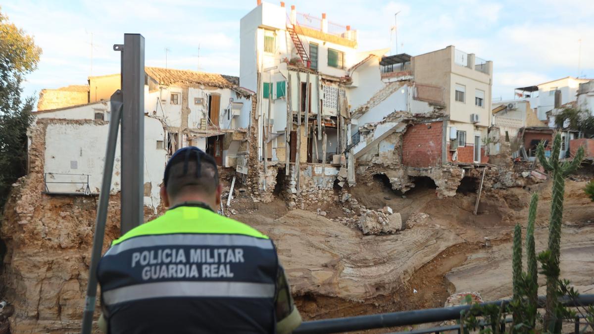 Los municipios de Valencia afectados por la Dana han subido a 84. En la imagne, una estampa de Chiva, una de las localidades más dañadas.