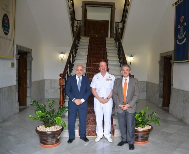 Antonio Morales visita el Mando Naval de Canarias