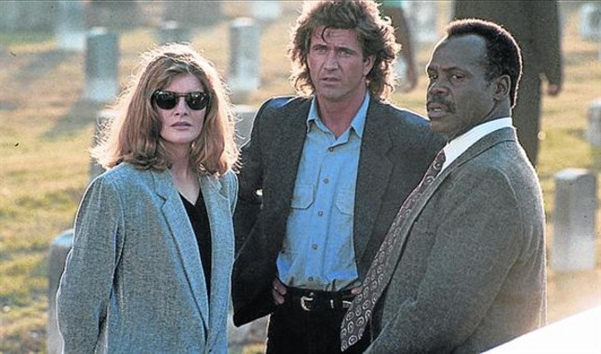 Rene Russo, Mel Gibson i Danny Glover, a ’Arma letal 3’. Rene Russo, Mel Gibson i Danny Glover, a ’Arma letal 3’.
