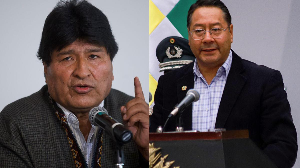 Evo Morales y Luis Arce.