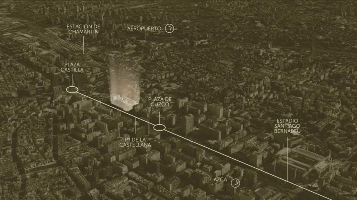 Localización de la manzana de NUGA Castellana.