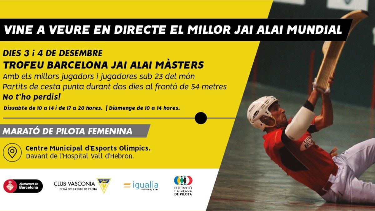 Viu en directe el millor Jai Alai Mundial!