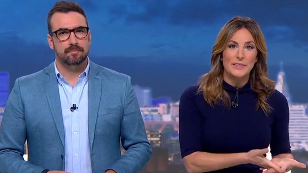 Ricardo Altable y Laura Gómez, presentadores de Buenos días Madrid.