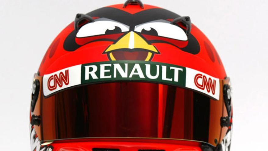 El casco de Kovalainen.