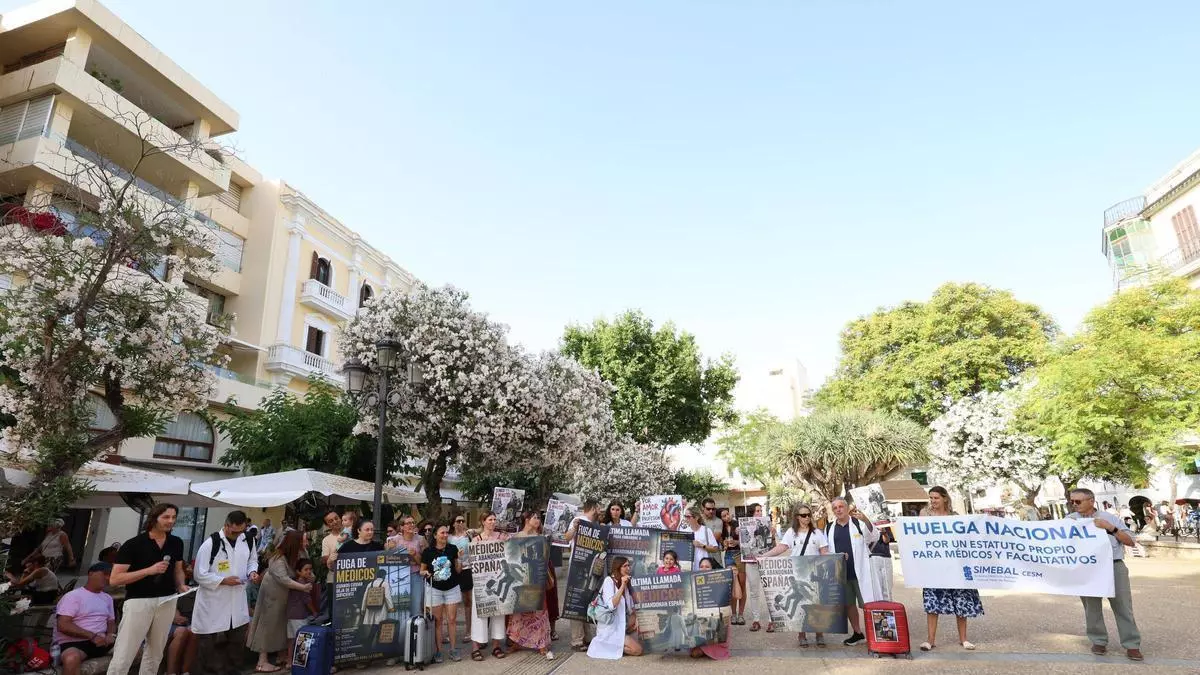 Más de 1.200 pacientes de Ibiza y Formentera, víctimas ya de la huelga de médicos