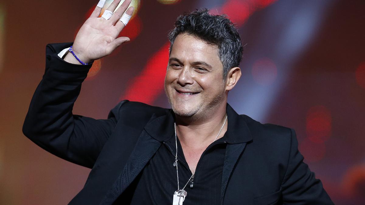 Alejandro Sanz durante uno de sus conciertos.