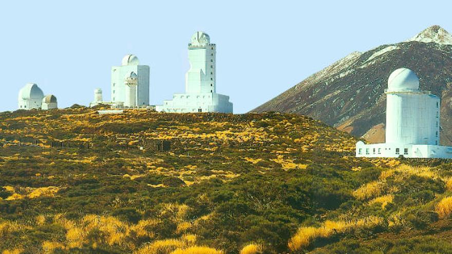 Panorámica del Observatorio del Teide, donde están instalados una veintena de telescopios.