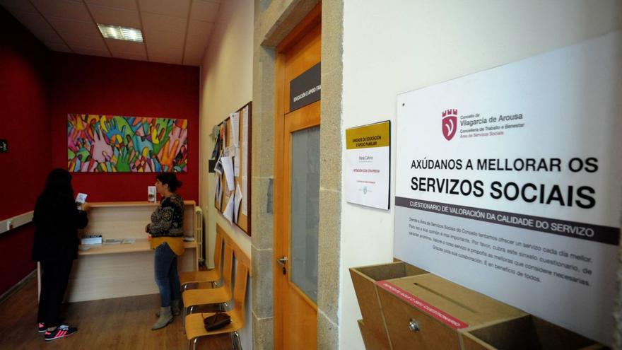 Imagen de archivo de las dependencias de servicios sociales de Vilagarcía.