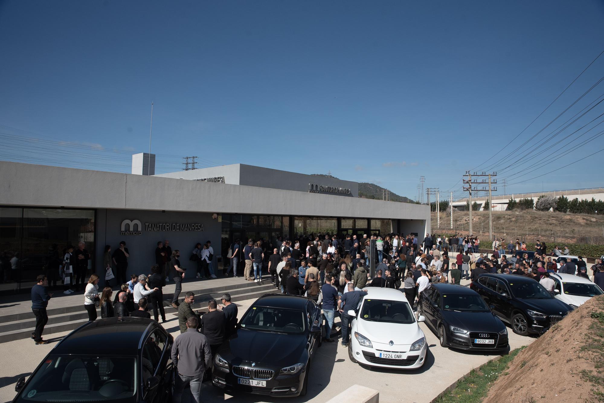 Les imatges del funeral del geòleg Òscar Molina, mort dijous a la mina de Súria