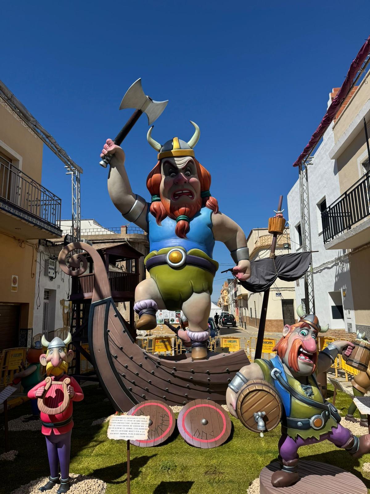 Falla de Les Moreretes, primer en Castelló.