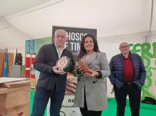 En imágenes: El chosco de Tineo y el queso cabrales se dan la mano en el broche de la 34.º Feria de Muestras de Tineo