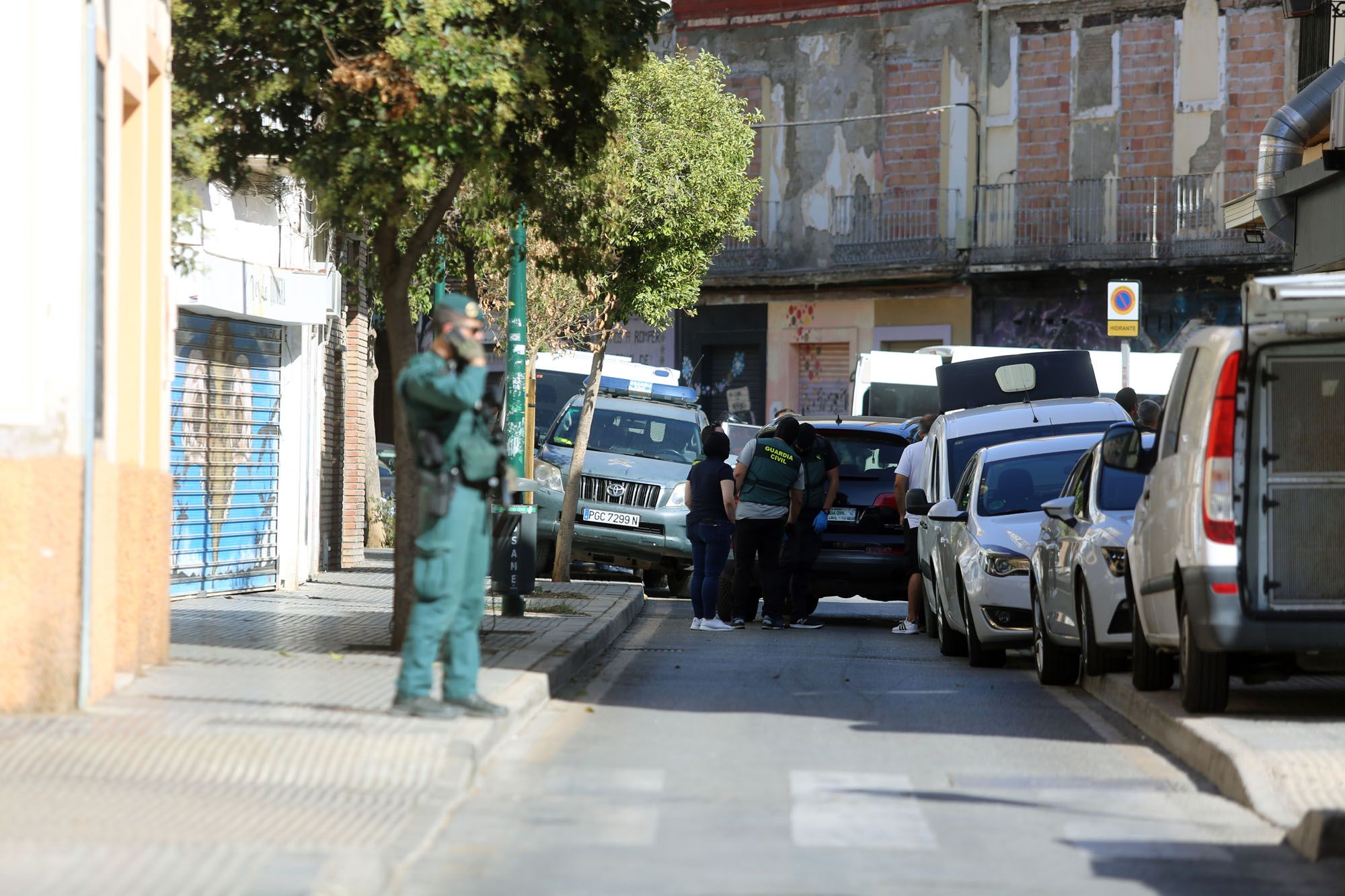 Las imágenes de la operación de la Guardia Civil en Lagunillas