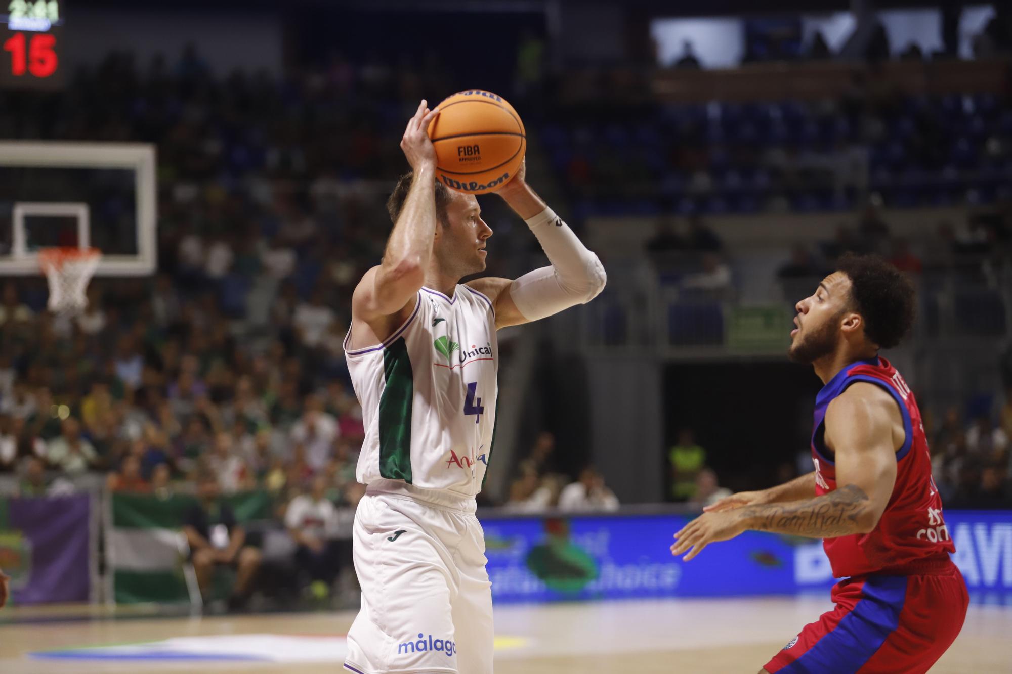 Unicaja - Den Bosch, semifinal de la fase previa de la BCL, en imágenes