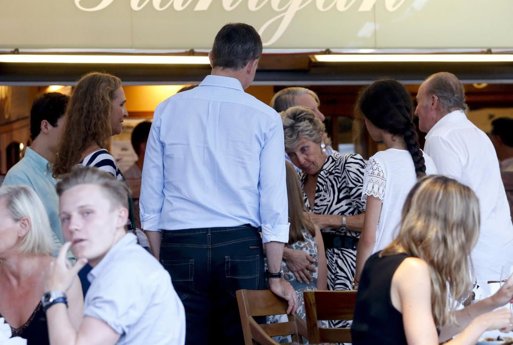 La Familia Real, de cena en Calviá