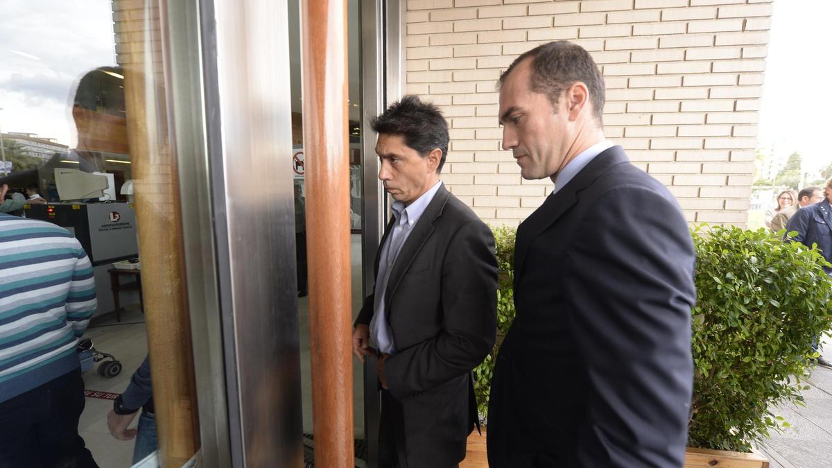 Antonio Blasco, en la Ciudad de la Justicia de Castelló, en 2013.