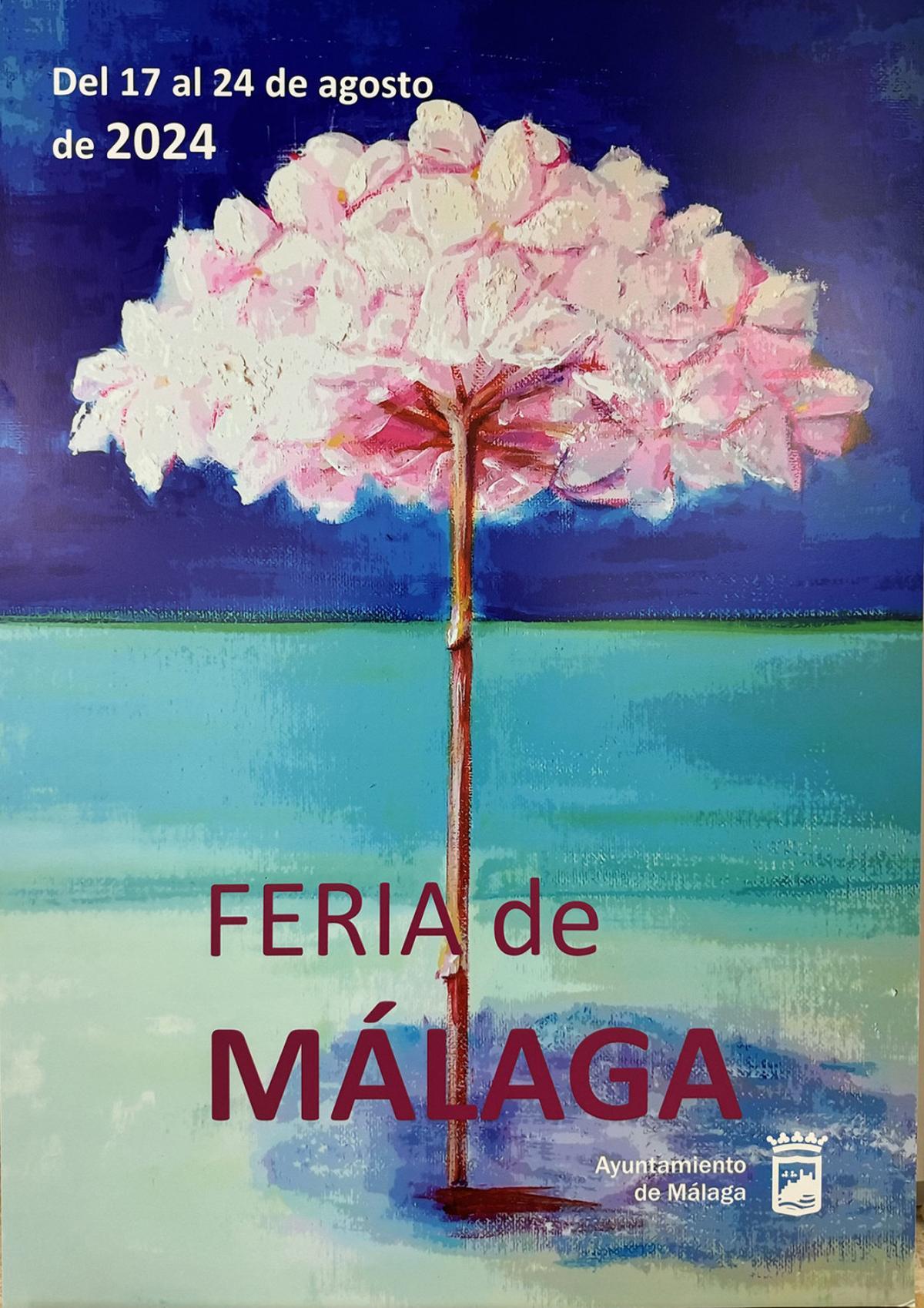 Mi playa en Feria, cartel finalista para la Feria de Málaga 2024