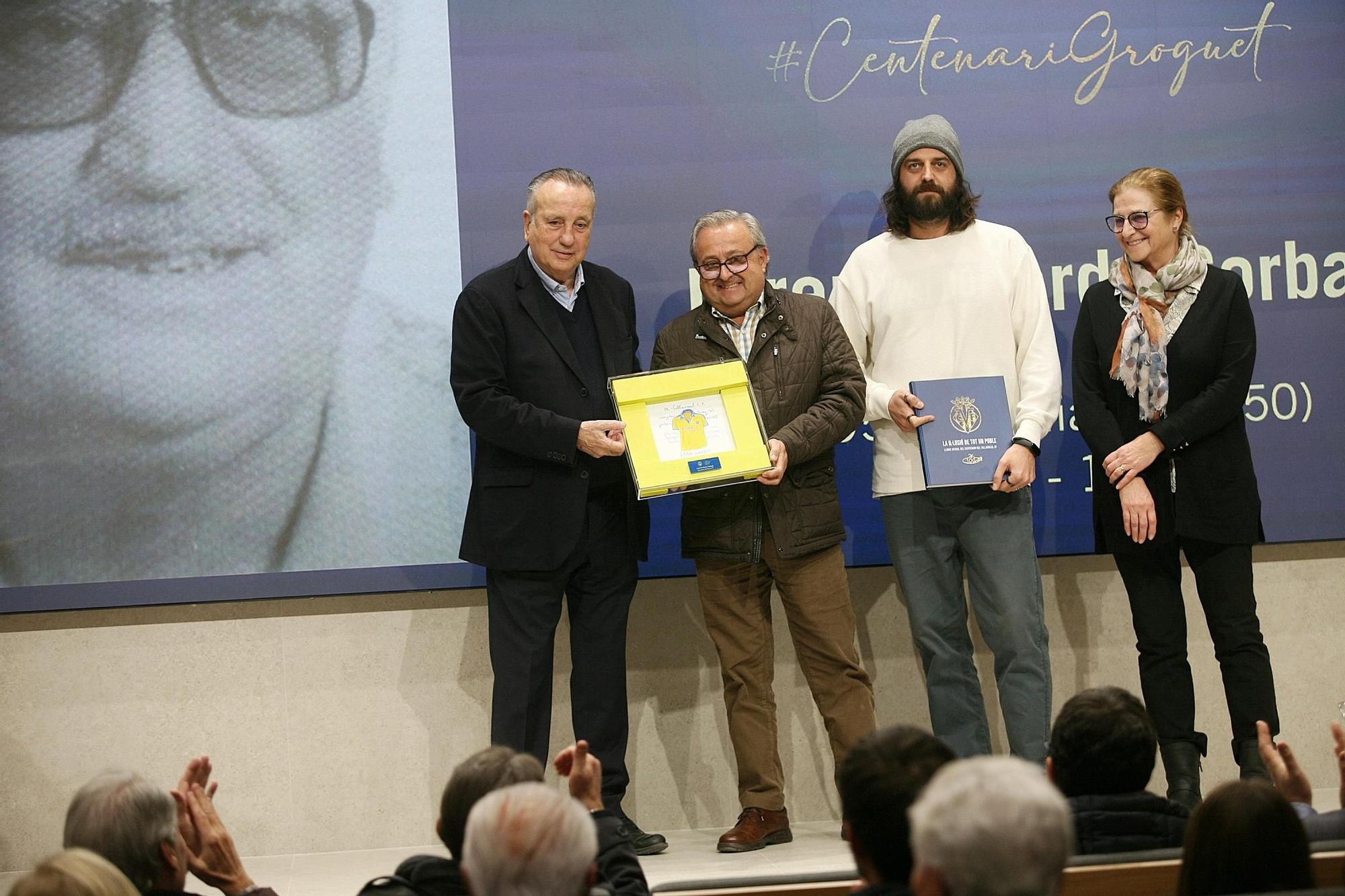 El homenaje a sus presidentes culmina los actos por el centenario del Villarreal