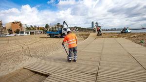 Les platges de Barcelona perden sorra des de fa 20 anys