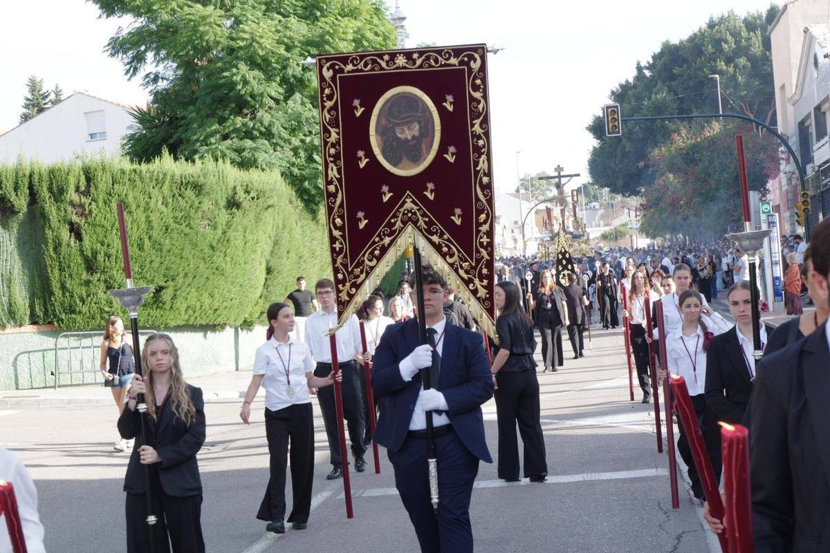 El Cristo de Hermandad y Caridad sale en procesión extraordinaria este sábado por el Puerto de la Torre con motivo del 25 aniversario de su bendición.