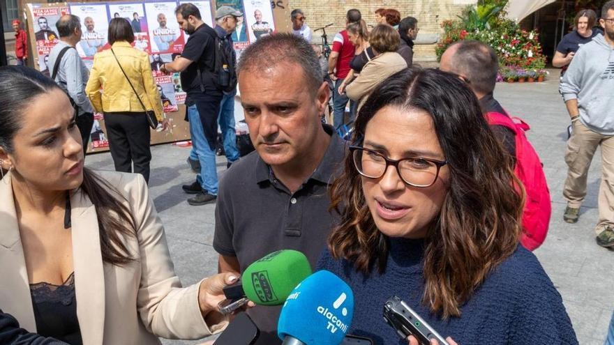 Aitana Mas apela a la &quot;responsabilidad&quot; para arrebatar el último diputado en Alicante al PP de Carlos Mazón