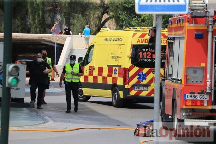 Explosión en una gasolinera de Cartagena