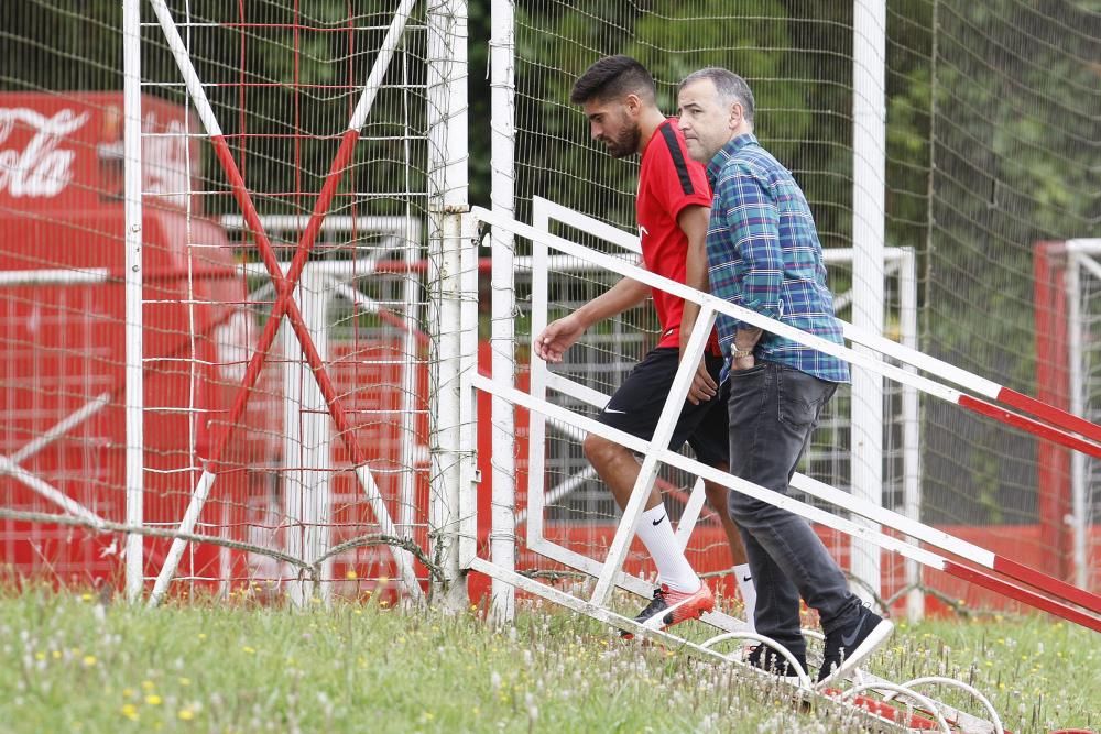 Entrenamiento del Sporting