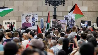 Barcelona clama por los periodistas asesinados en Gaza: "Israel no quiere testimonios del genocidio"