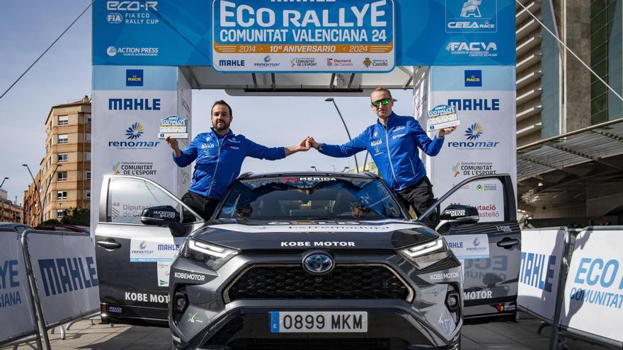 Ángel Santos y Mario Osma acaban segundos en el rallye valenciano