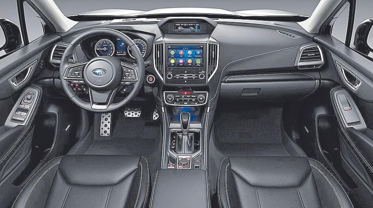 Interior del Subaru Forester