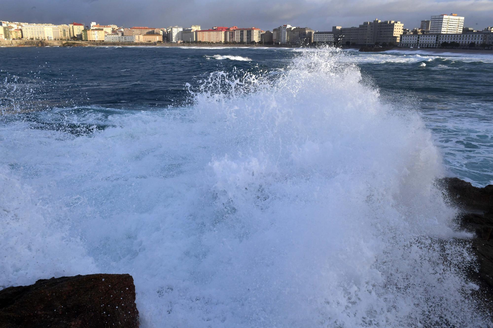 Domingo de temporal en A Coruña