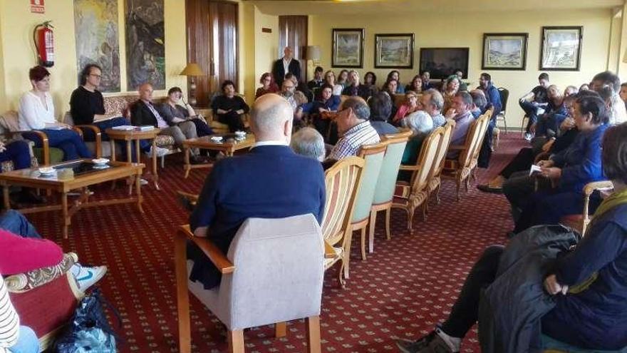 Carril, en un acto celebrado en el hotel Riazor.