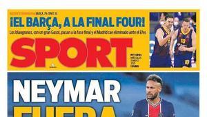 La portada de SPORT