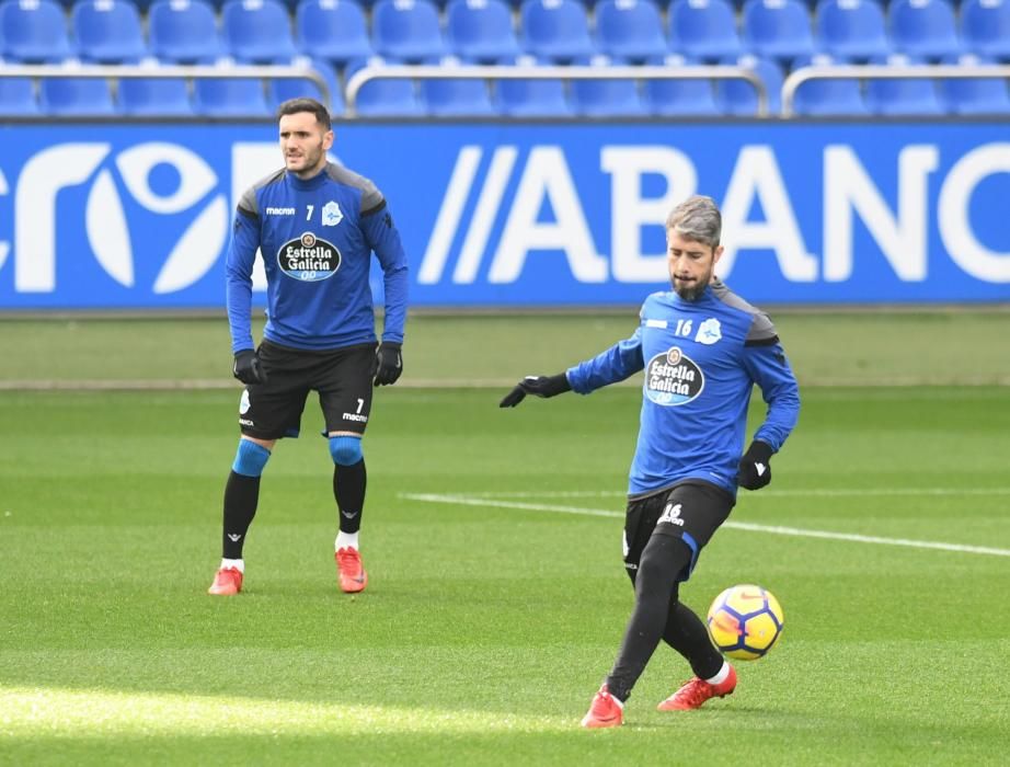 Última sesión del Dépor antes del Camp Nou