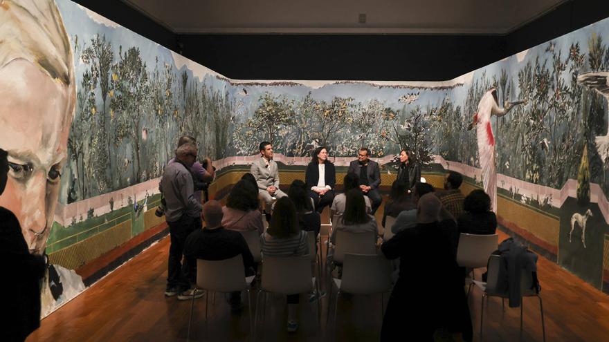 El Museo de Bellas Artes recrea el salón de verano de una villa romana del siglo I