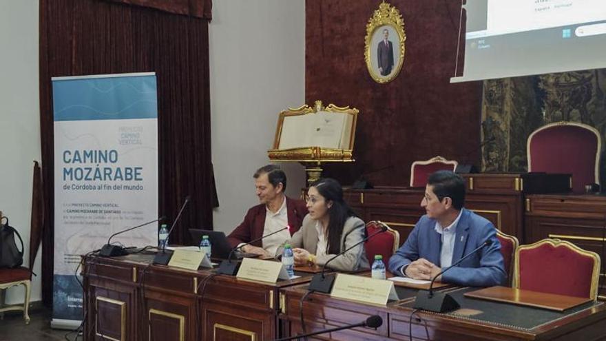 La Diputación de Córdoba traslada los avances del proyecto europeo Camino Vertical a la Asociación Amigos del Camino Mozárabe