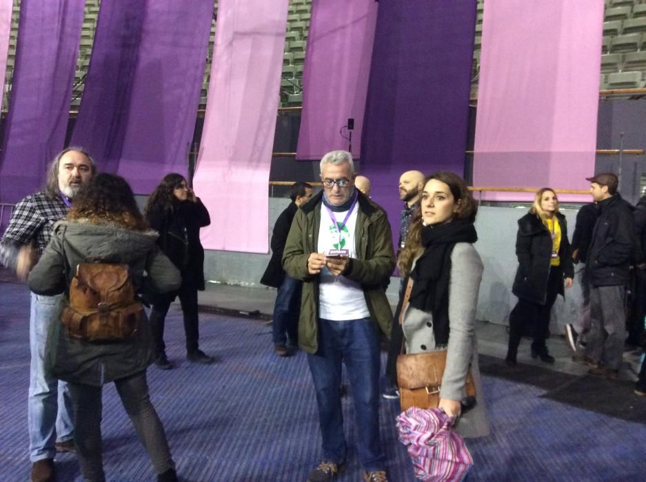 Diego Cañamero en la Asamblea de Podemos.