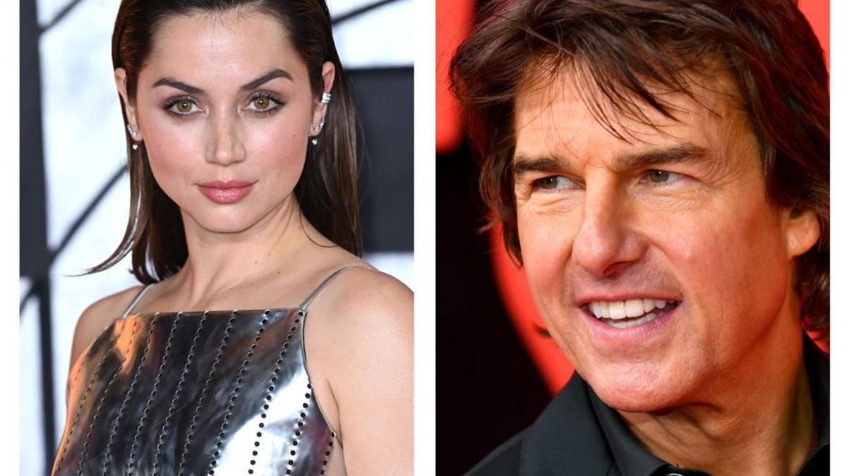 Ana de Armas y Tom Cruise.
