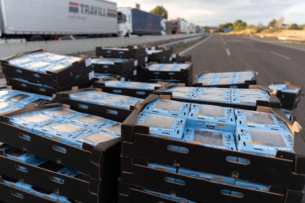 Nuevo corte de carreteras por las protestas de los agricultores de Catalunya