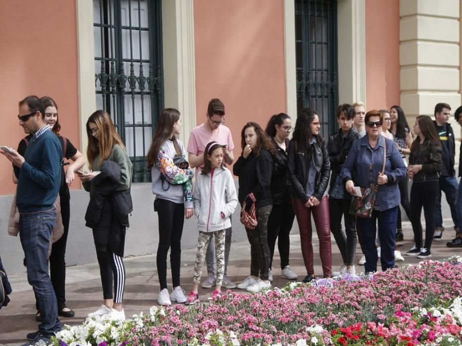 Ana Guerra, en el Ayuntamiento de Murcia