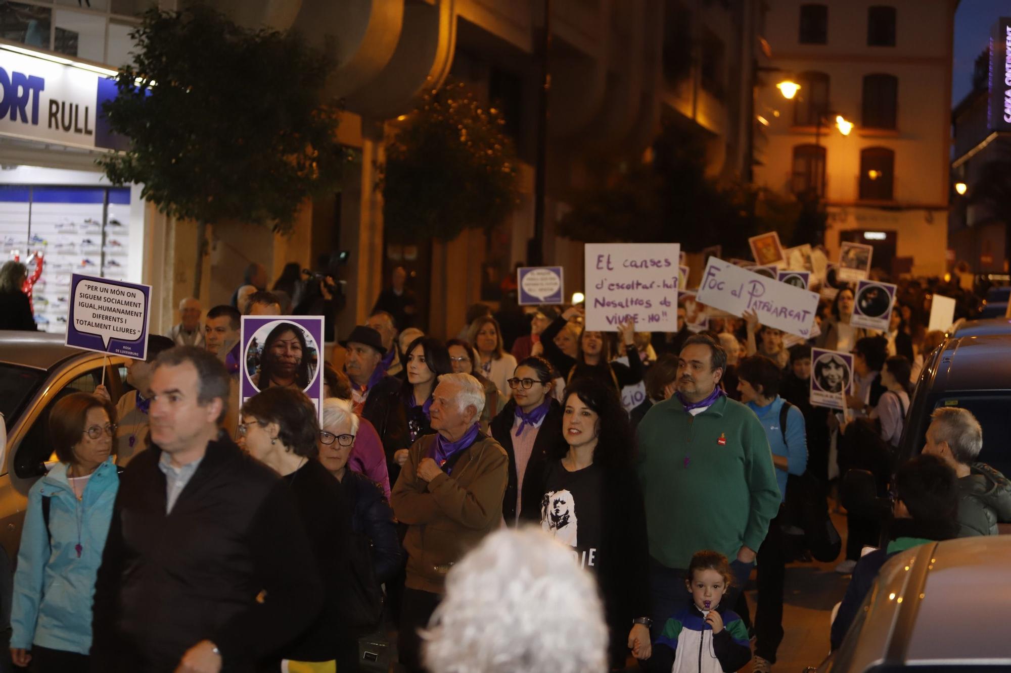 Manifestaciones y actos por el 8M en Ontinyent y Xàtiva