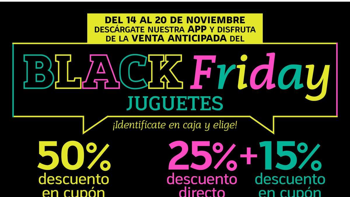 CArtel promocional de Black Friday en HiperDino.