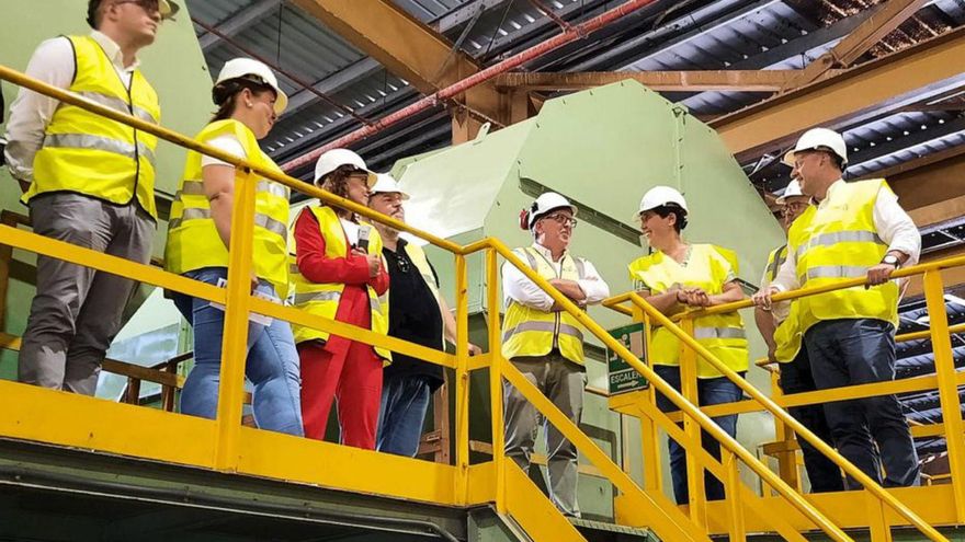 The reopening of the mechanical treatment area at the Arico plant
