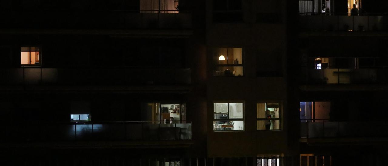 La realitat dels veïns d’un edifici del Poblenou de Barcelona, en una imatge d’arxiu.